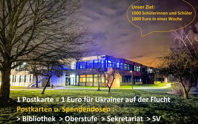 1 Postkarte = 1 Euro für Ukrainer auf der Flucht