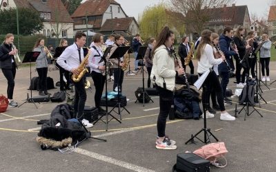 Werbetournee: Auch im nächsten Schuljahr gibt es wieder eine Bläserklasse in Jg. 5